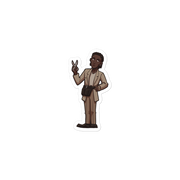 Hairdresser (Male) with Dreadlocks - Diverse Workforce - Individual Vinyl Sticker