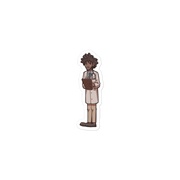 Doctor (with Afro Hair) - Diverse Workforce - Individual Vinyl Sticker