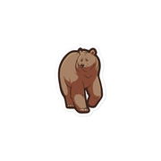 Grizzly Bear - Diverse Animals - Individual Vinyl Sticker