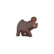 Hippopotamus - Diverse Animals - Individual Vinyl Sticker