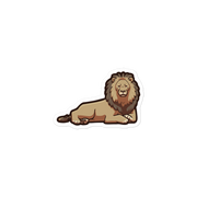 Lion - Diverse Animals - Individual Vinyl Sticker