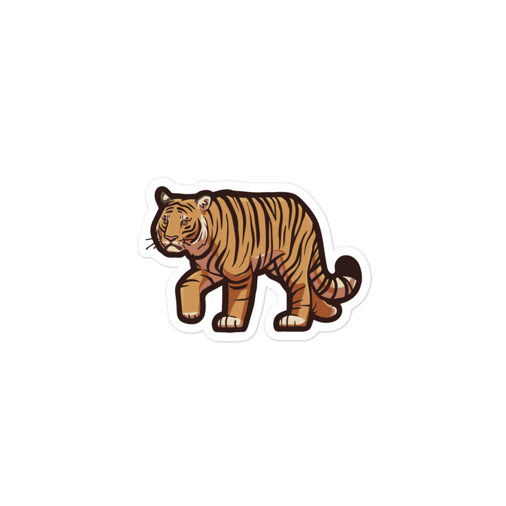 Bengal Tiger - Diverse Animals - Individual Vinyl Sticker