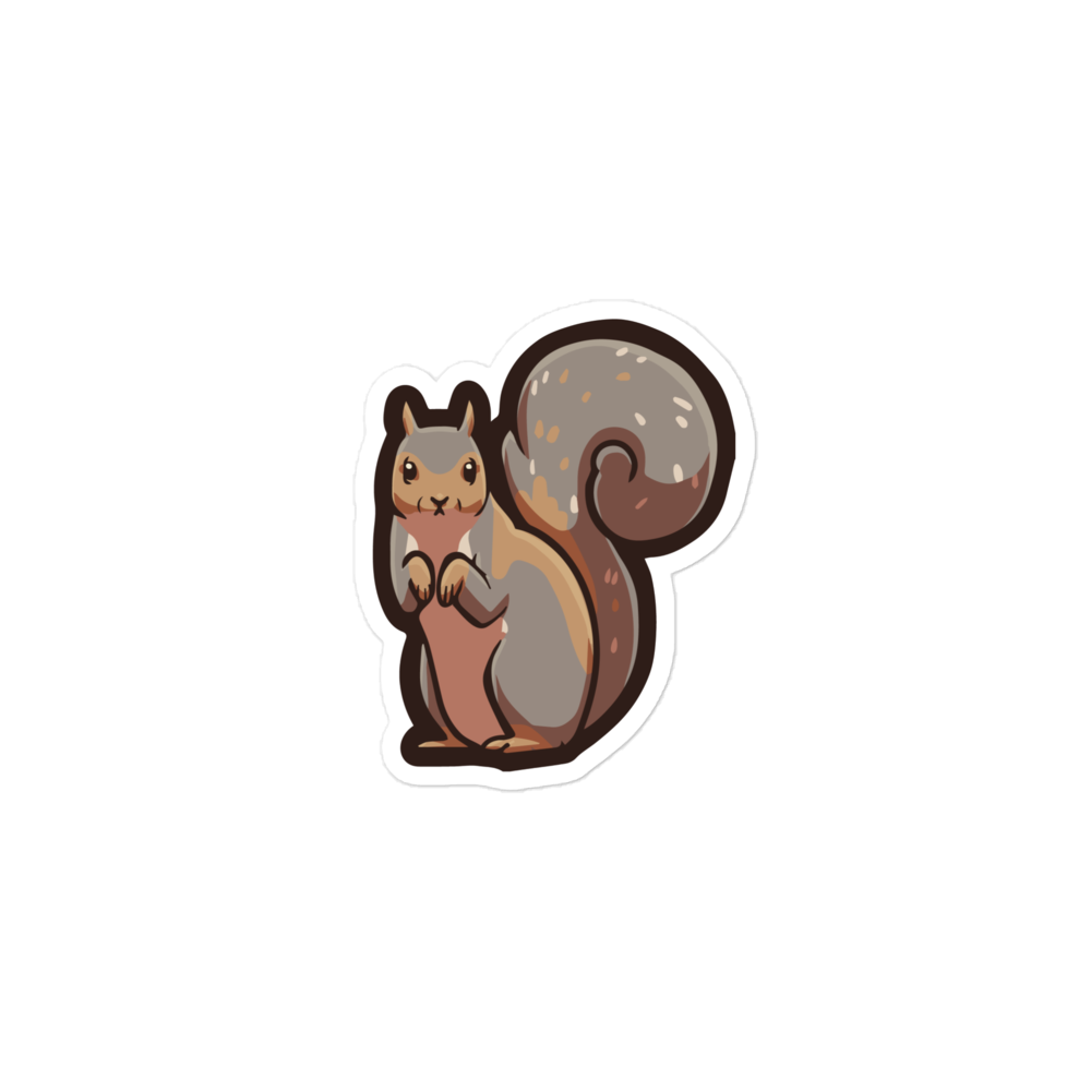 Squirrel (Generic) - Diverse Animals - Individual Vinyl Sticker