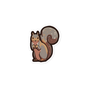 Squirrel (Generic) - Diverse Animals - Individual Vinyl Sticker