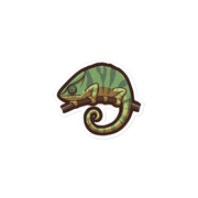 Mediterranean Chameleon - Diverse Animals - Individual Vinyl Sticker