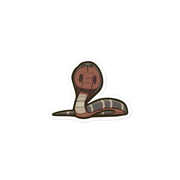 King Cobra - Diverse Animals - Individual Vinyl Sticker