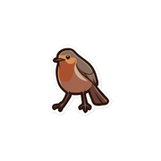 European Robin - Diverse Animals - Individual Vinyl Sticker