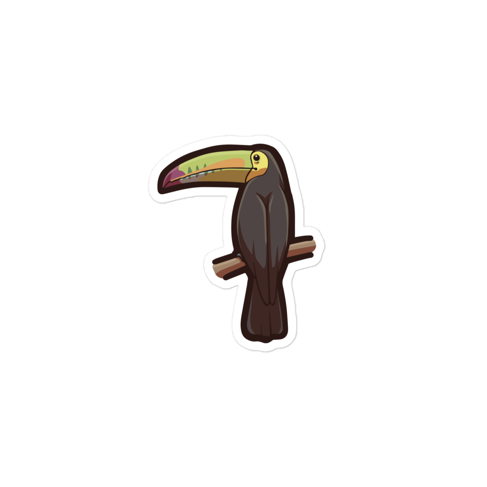 Toco Toucan - Diverse Animals - Individual Vinyl Sticker