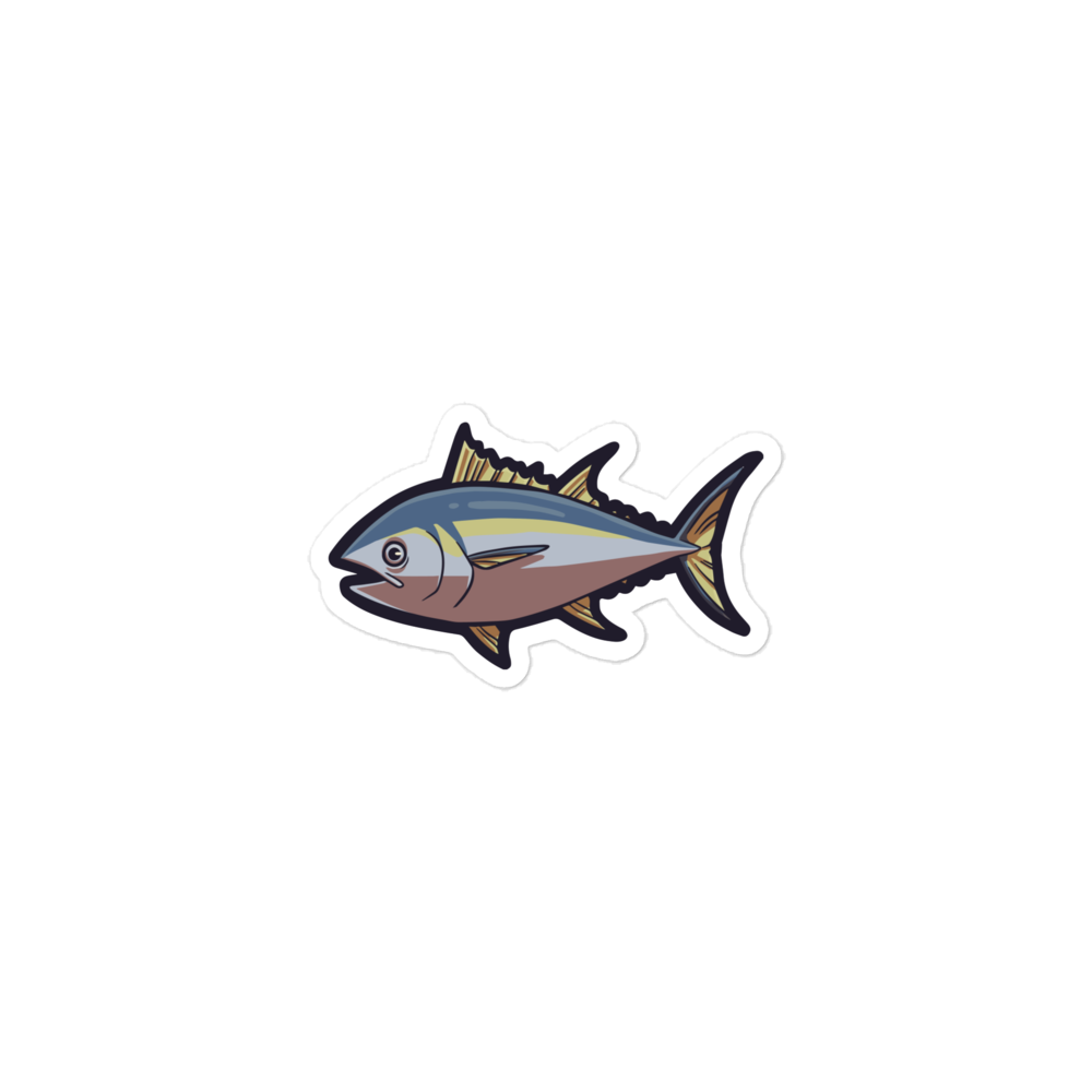 Yellowfin Tuna - Diverse Animals - Individual Vinyl Sticker