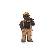 Builder - Diverse Workforce - Individual Vinyl Sticker