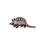 Virginia Opossum (with babies) - Diverse Animals - Individual Vinyl Sticker