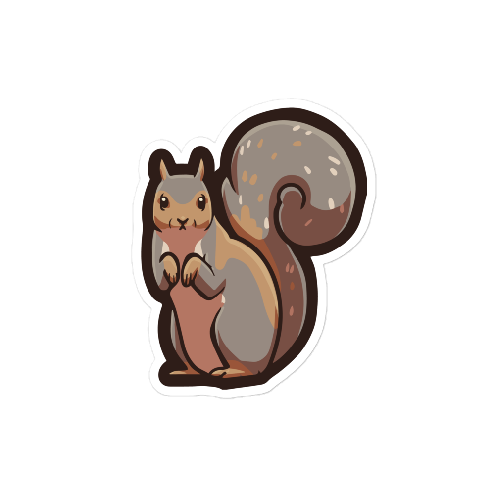 Squirrel (Generic) - Diverse Animals - Individual Vinyl Sticker