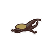 Hercules Beetle (Male) - Diverse Animals - Individual Vinyl Sticker