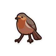 European Robin - Diverse Animals - Individual Vinyl Sticker