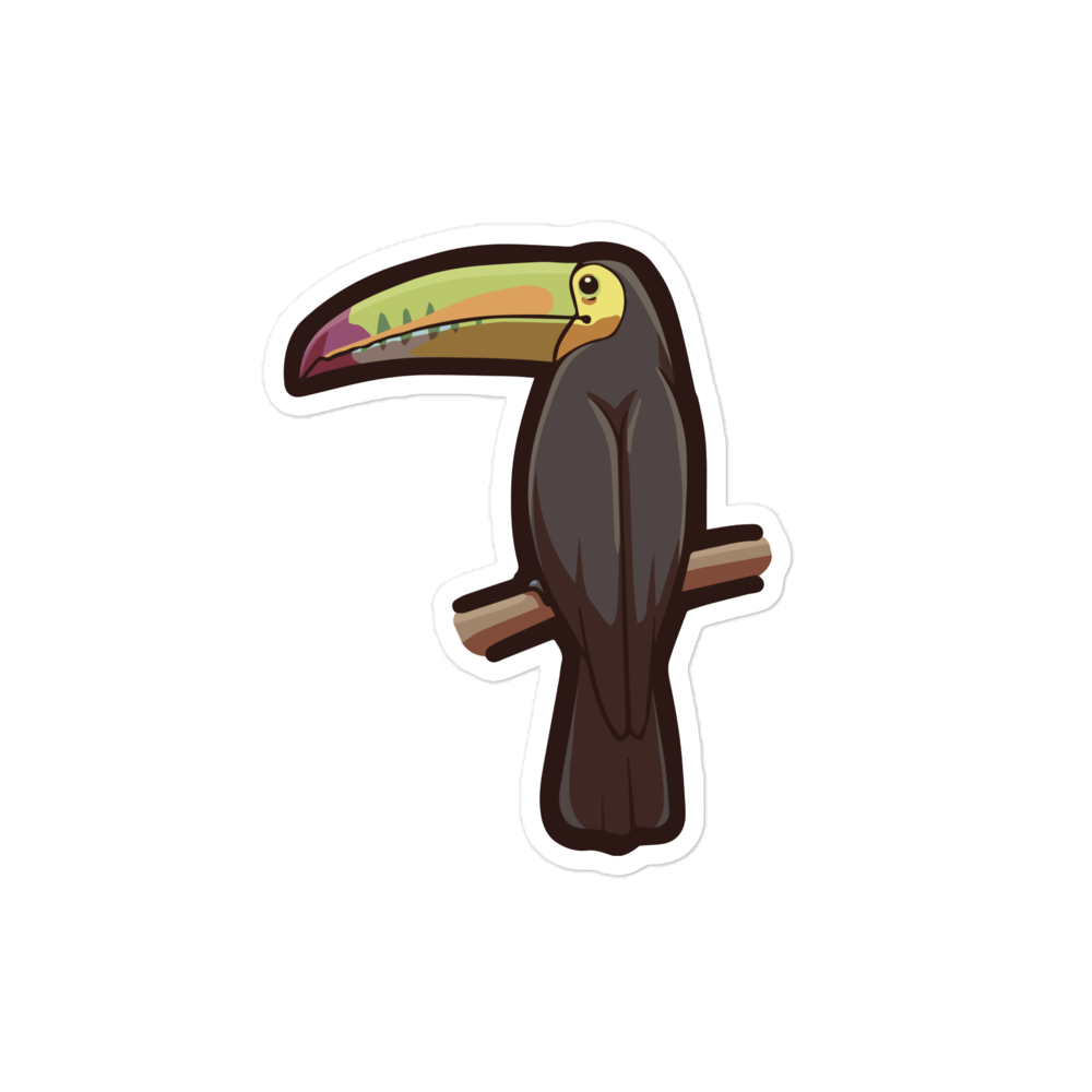 Toco Toucan - Diverse Animals - Individual Vinyl Sticker