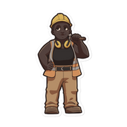 Builder - Diverse Workforce - Individual Vinyl Sticker