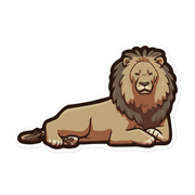 Lion - Diverse Animals - Individual Vinyl Sticker