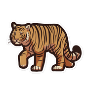 Bengal Tiger - Diverse Animals - Individual Vinyl Sticker