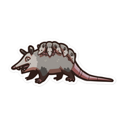 Virginia Opossum (with babies) - Diverse Animals - Individual Vinyl Sticker