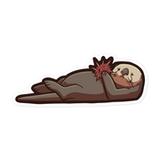 Sea Otter - Diverse Animals - Individual Vinyl Sticker