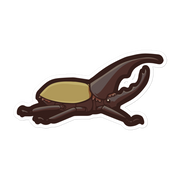 Hercules Beetle (Male) - Diverse Animals - Individual Vinyl Sticker